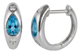 Example of Minimalist Huggies and Hoop Earrings