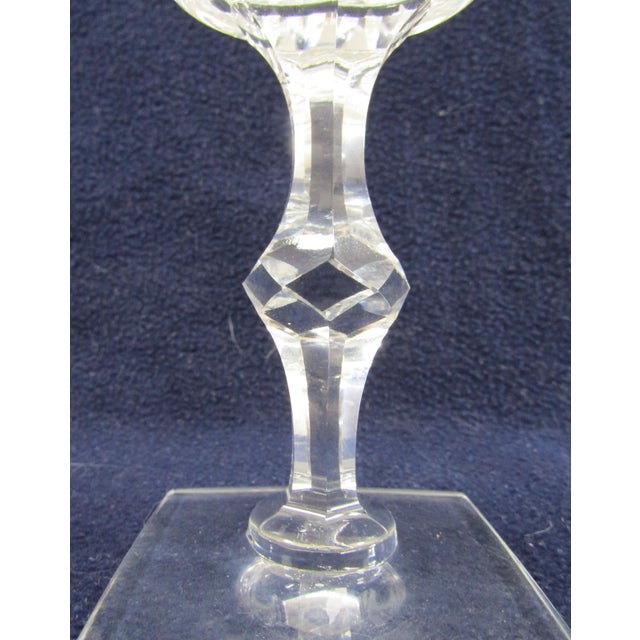 1930s 1930s Hawkes Crystal Donisel Stem Wine Glasses- Set of 8 For Sale - Image 5 of 9