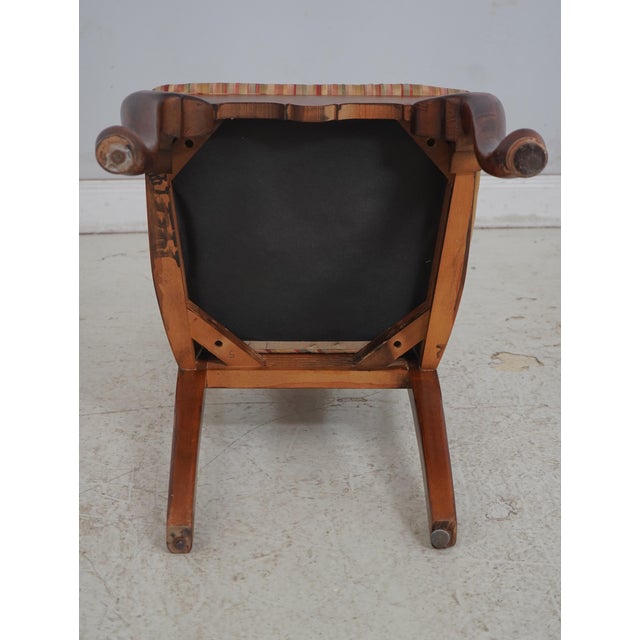 Set of 6 Cherry Queen Anne Dining Room Chairs For Sale - Image 18 of 18
