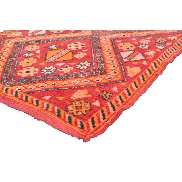 No two Berber rugs are exactly alike because of the freedom of the weavers to express themselves through a vocabulary of...