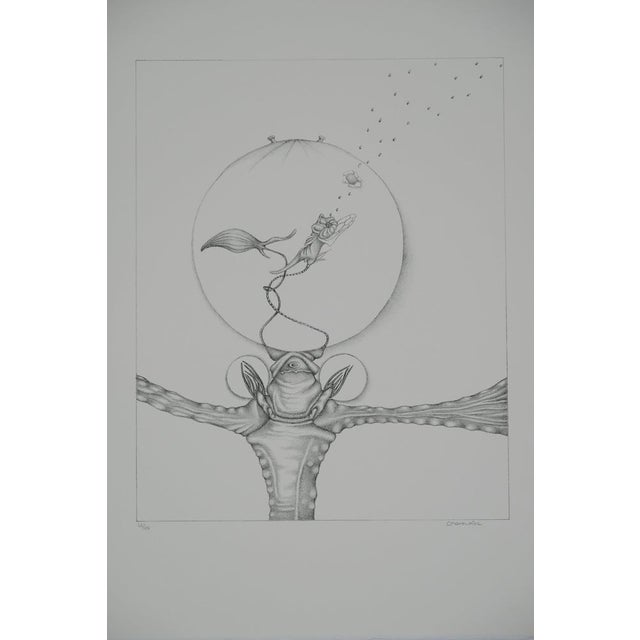 Gochka Charewicz The Bubble Original lithograph Signed in pencil Limited edition of 29 copies (the number shown is an...