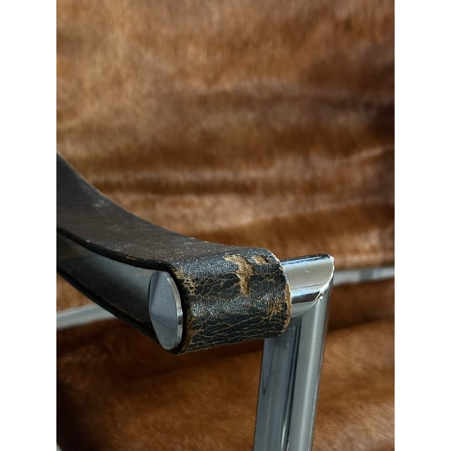 'LC1'' armchair designed by Le Corbusier, Pierre Jeanneret, Charlotte Perriand, for Cassina, 1965. The project of the...