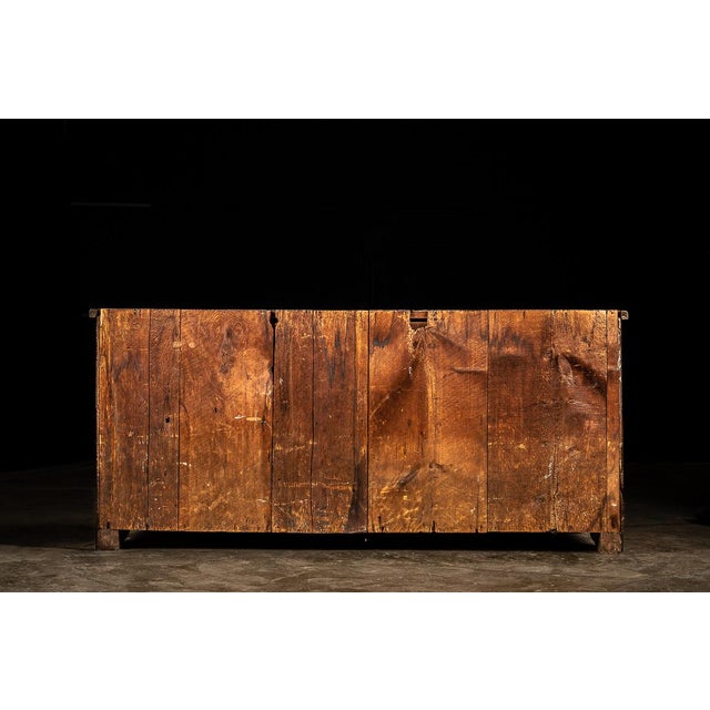 Antique Four Drawer Wooden Chest of Drawers For Sale In Chicago - Image 6 of 10