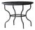 Matthew Izzo Home Moroccan Zellige Midnight Sky Tile and Iron Base 40" Round Bistro Table For Sale