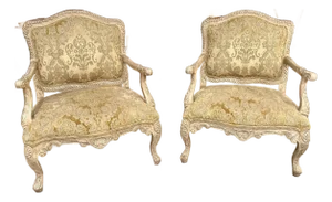 Mid 20th Century Vintage John Richard Bergerè Chairs Pair