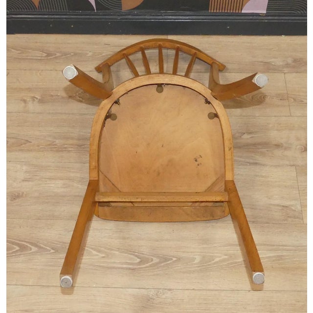 Red Kitchen Chair in Acella Red Mottled, 1950s For Sale - Image 8 of 10