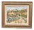 Kewe, Coastal Village, 1984, Oil Painting on Panel, Framed For Sale