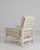 White Patinated Reclining Lounge Armchair For Sale - Image 4 of 18