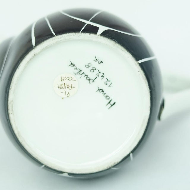 Black Vintage Coffee Set by Zakłady Porcelany, 1960s, Set of 9 For Sale - Image 8 of 10