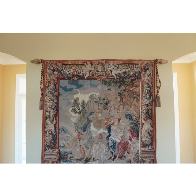 Vintage Tapestry Depicting Angels For Sale In Austin - Image 6 of 18