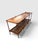 A striking and exceptionally long vintage console or sofa table by Baker Furniture, retaining its original Baker Furniture...