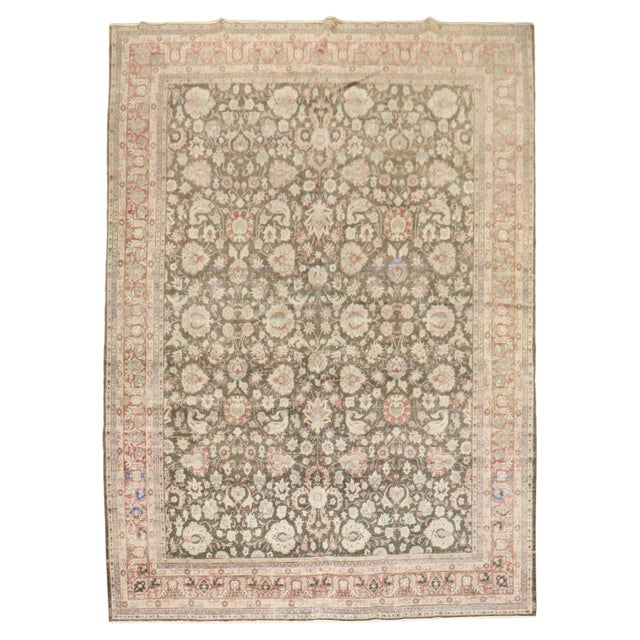 Mid 20th Century Brown Turkish Sivas Rug For Sale - Image 15 of 18