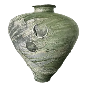 Early 21st Century Ceramic Tsubo Jar by Japanese Potter Tsujimura Yui