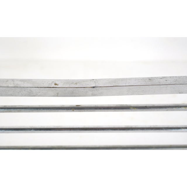 Mid 20th Century Vintage European Oblong Brass Bakery Trivet For Sale - Image 5 of 13