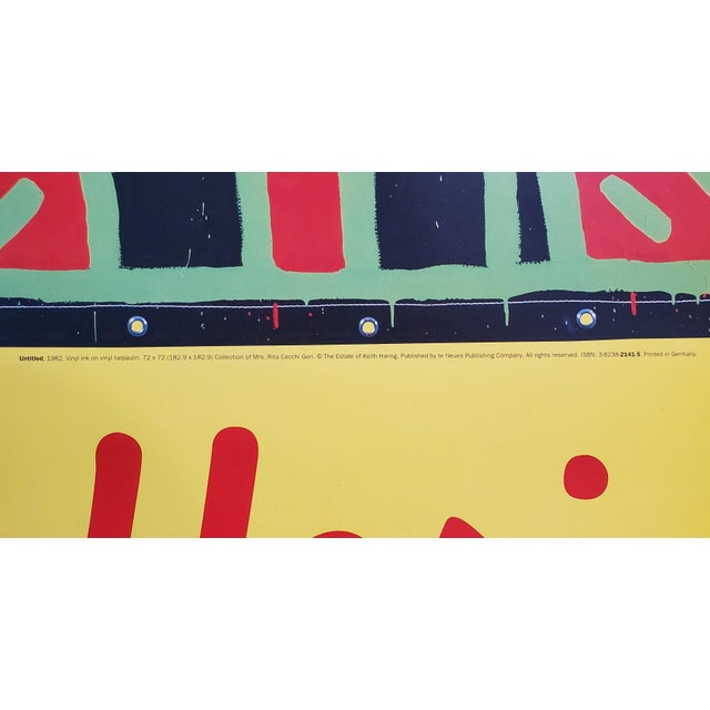 Keith Haring 1997 Whitney Museum Exhibition Poster, Keith Haring for Whitney Museum of American Art For Sale - Image 4 of 6