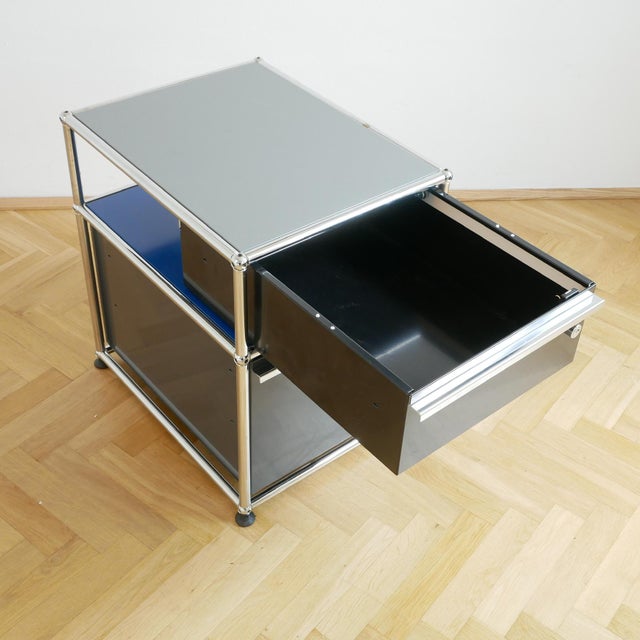 Black Office Containers by Fritz Haller and Paul Schärer for USM Haller For Sale - Image 8 of 9