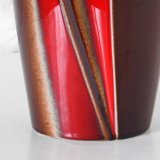 1960s Mid-Century Modern Ceramic Vase from Verceram, France, 1960s For Sale - Image 5 of 10