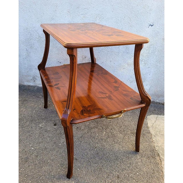 Late 19th Early 20th Century Art Nouveau Tea Table by Louis Majorelle For Sale - Image 9 of 17
