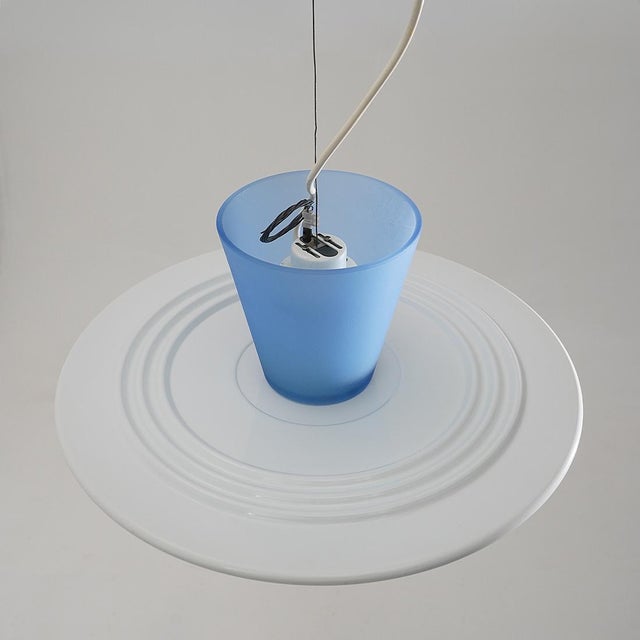 Postmodern Zefiro Pendant Light by Giuseppe Ramella for Arteluce, 1980s For Sale - Image 3 of 13