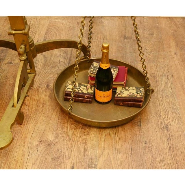 Metal Brass Balance Scales from W. & T. Avery, Birmingham, 1880 For Sale - Image 7 of 9