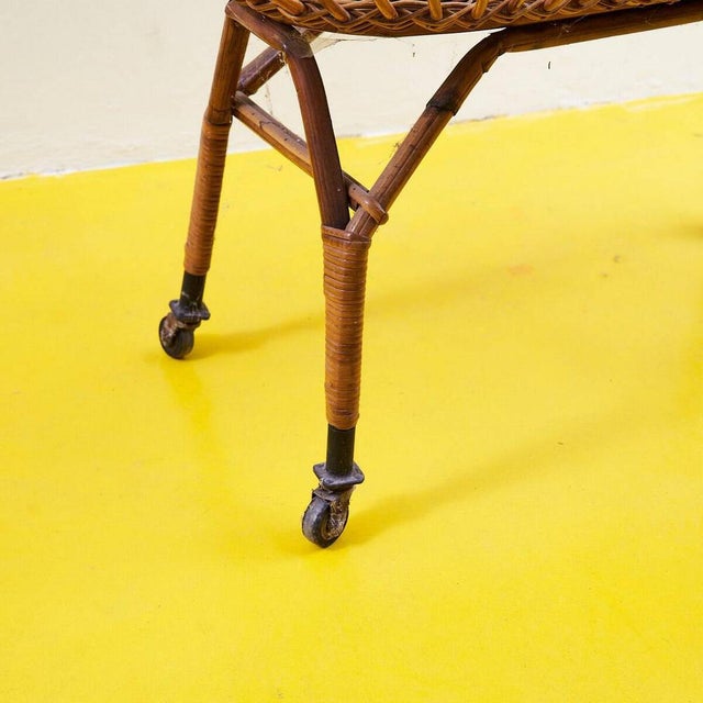 Vintage bamboo cot from the 60s height: 84 width: 107 depth: 65 additional information style: vintage production period:...