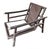 1950s 1950s Ficks Reed Rattan Campaign Style Far Horizons Lounge Chair & Ottoman by John Wisner For Sale - Image 5 of 12