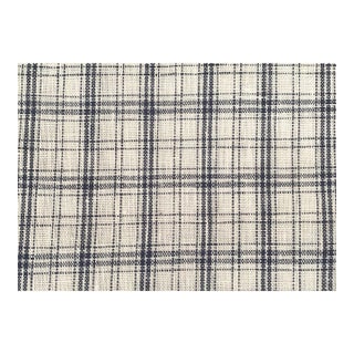 Plum Textiles Everett Indigo Linen For Sale