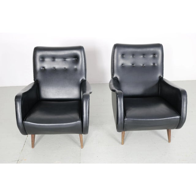 Italian Lounge Chairs, 1950s, Set of 2 For Sale - Image 14 of 18