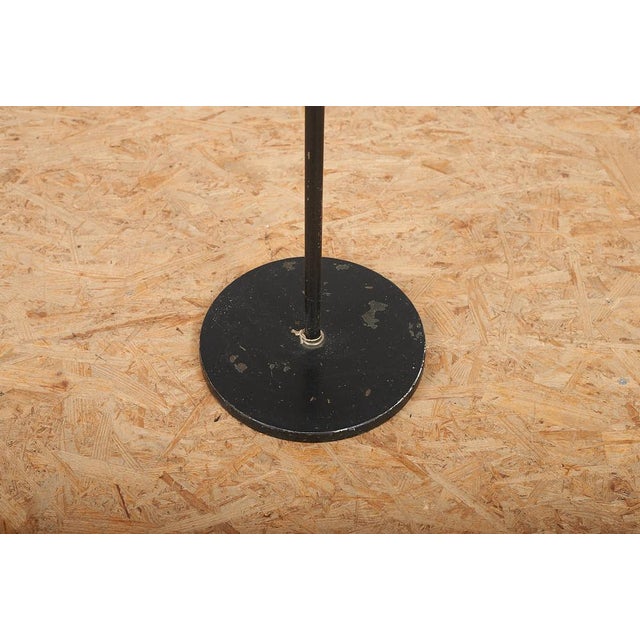 Floor Lamp with Black Die-Cast Aluminum Base from Bag Turgi, 1930s For Sale - Image 6 of 14