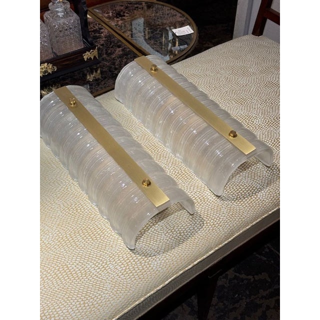 Modern Pair of Modern Barrel Form Sconces For Sale - Image 3 of 5