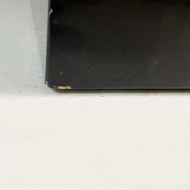 Italian Modern Coffee Tables in Black Lacquered Wood, 1990s, Set of 2 For Sale - Image 12 of 14