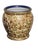 Ceramic Vintage Chinese Satsuma Style Cachepot For Sale - Image 7 of 8