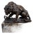 Art Deco Style Brown Patinated Bronze Animal Sculpture For Sale