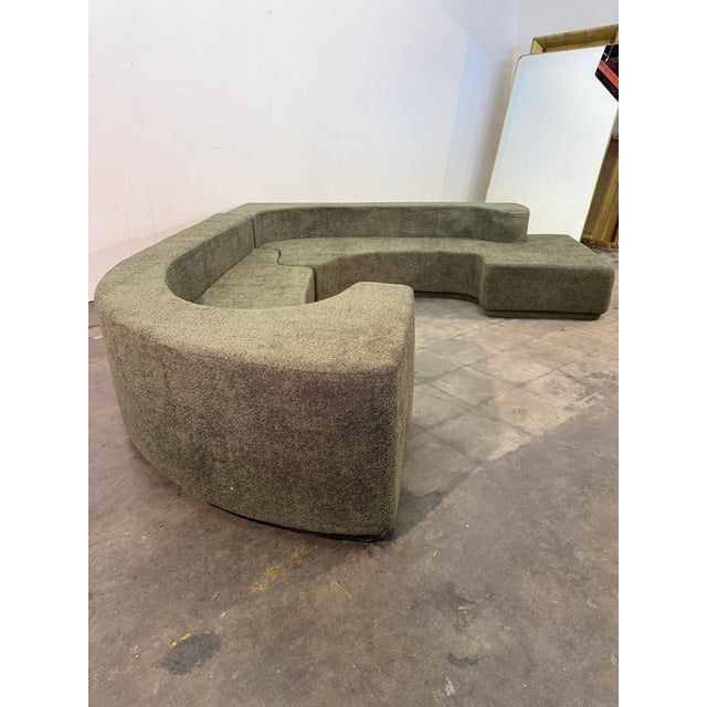“Lara” Modular Curved Sofa, Italy, 1970s For Sale - Image 13 of 16