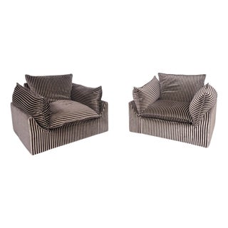 Cado Armchairs by Gunnar Gravesen and David Lewis Divano for ICF, 1970s, Set of 2 For Sale