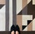 Vintage Geometric Rug by Artist Gerald Johnson For Sale - Image 4 of 7