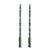 Spindle Leg Tapers Beeswax Candles in Slate - a Pair For Sale