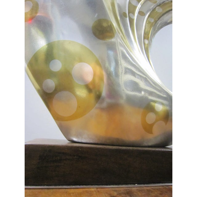 Mid 20th Century French Art Deco Silver and Parcel Gilt Bronze Fish Sculpture For Sale - Image 11 of 13