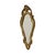 French Baroque Gold-Leaf Gilded Mirror with Crest For Sale - Image 4 of 15