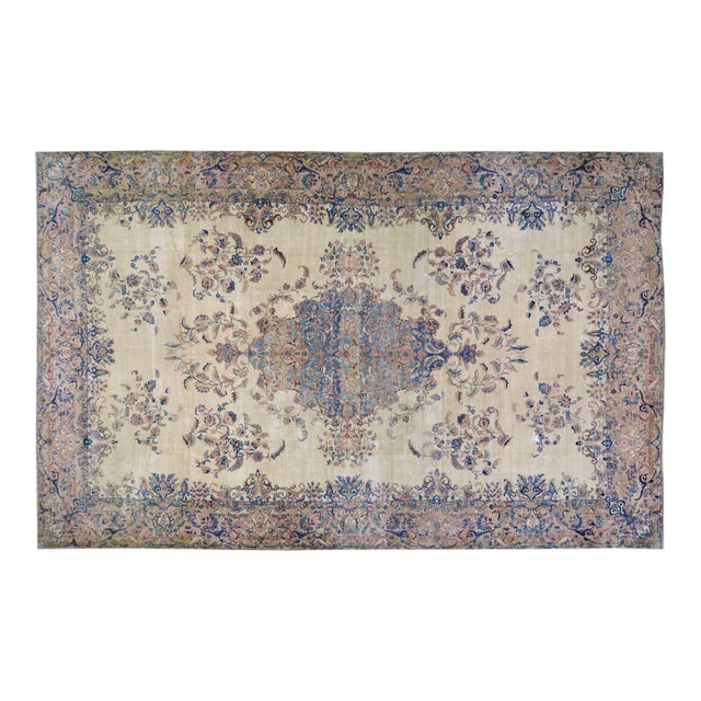 Vintage Hand Knotted Wool Rug, 10'3''x16'4'' For Sale