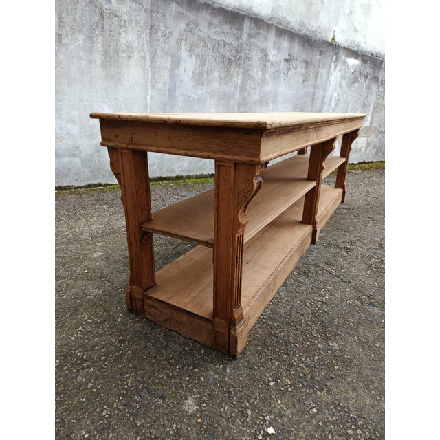 Antique Worktable in Oak For Sale - Image 3 of 18