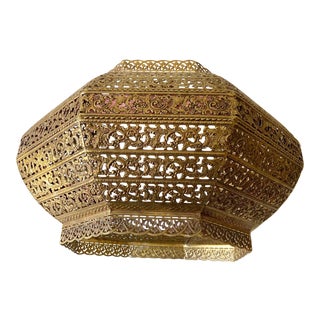 Filigree Ceiling Chandelier For Sale