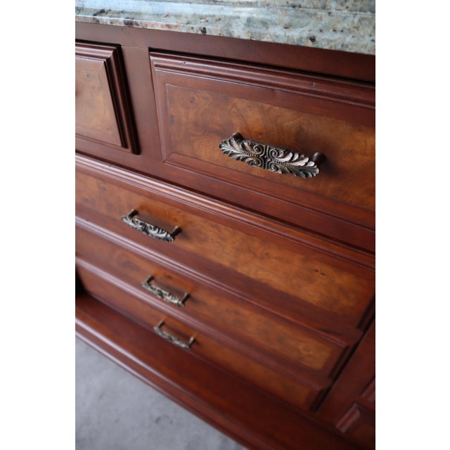 Massive Traditional High End Granite Top Buffet Chairish