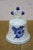 Dutch Delft Blue Floral Chamberstick Candle Holders & Windmill Butler Service Bell For Sale - Image 6 of 17