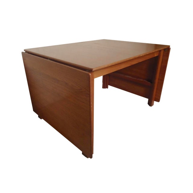 Mid-Century Modern Mid 20th Century Nils Jonsson Teak Mid-Century Drop Leaf Dining Table For Sale - Image 3 of 16