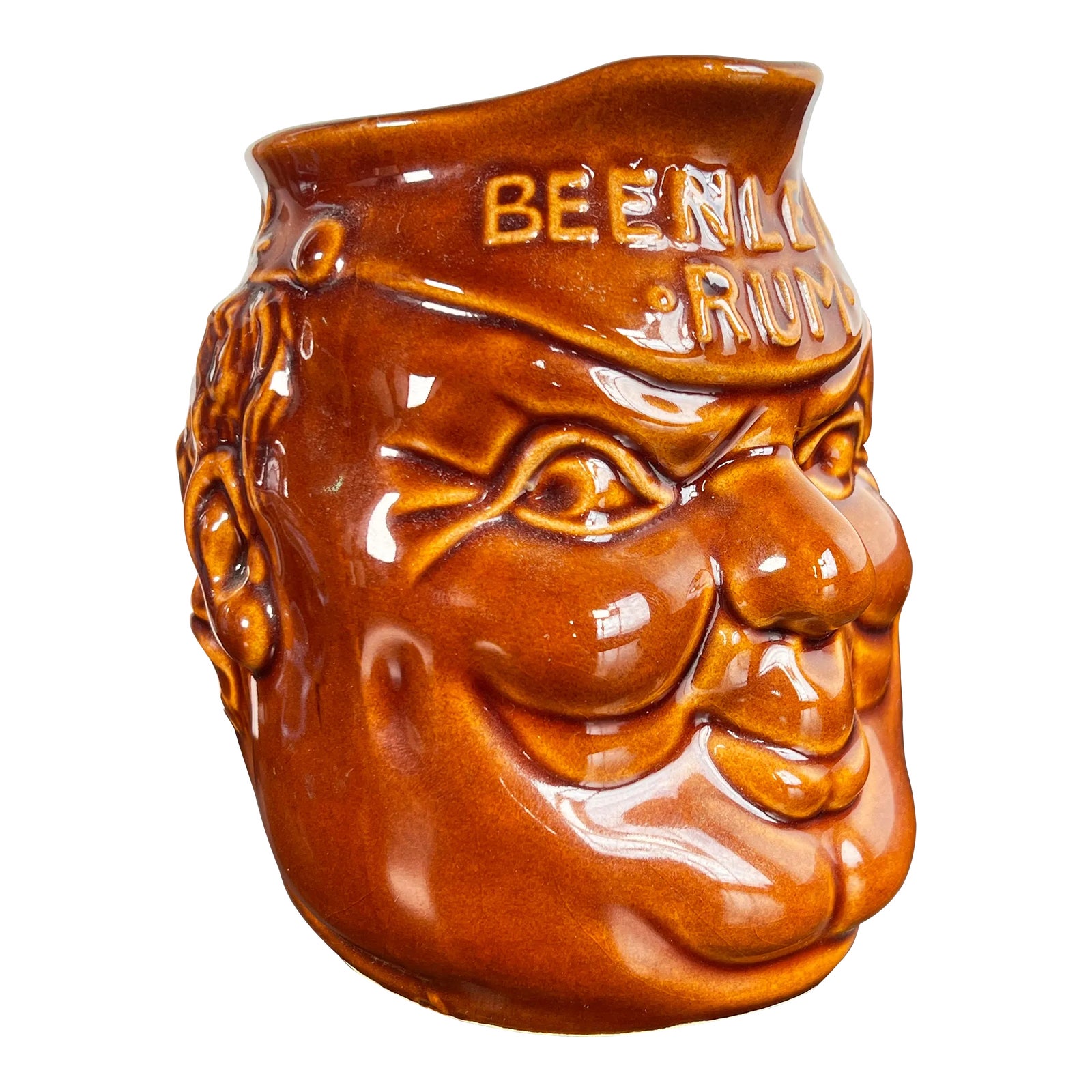 Vintage 1950's Beenleigh Rum Ceramic Advertising Pitcher From Australia
