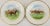 English Racehorse Dinner Plates, Made in England. New Chelsea Staffs, Marketed by W.H Plummer. Diameter: 8 1/2"D