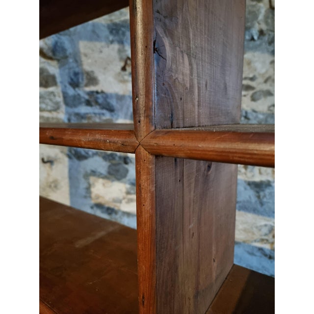 Antique French Open Bookcase from Chalmette, 1930s For Sale - Image 12 of 18