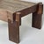 Mid 20th Century Small Vintage Folk Art Primitive Hand Made Wooden Low Table With Japanese Inspiration For Sale - Image 5 of 10