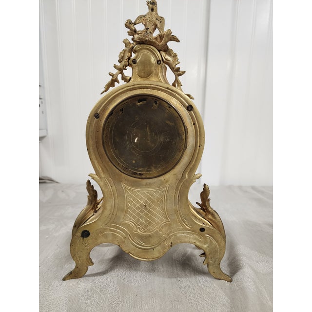 Home Inspirations is proud to offer this Exquisite French Manel clock. Graced on the top with a small singing bird it...